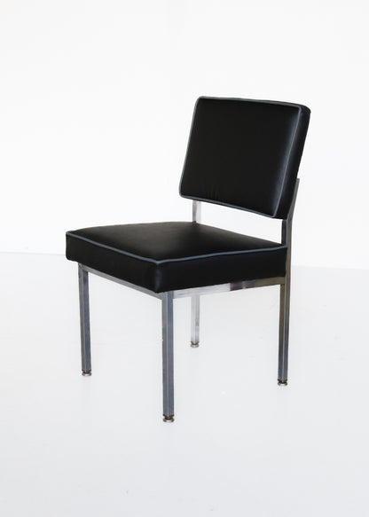 Vinyl and Chrome Waiting Room Chairs