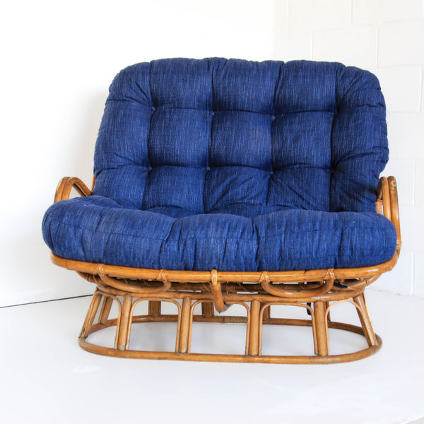 Vintage Cane Loveseat