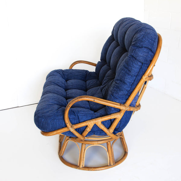 Vintage Cane Loveseat