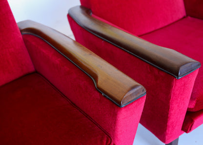 Pair of Airflex Armchairs with Original Drylon Upholstery