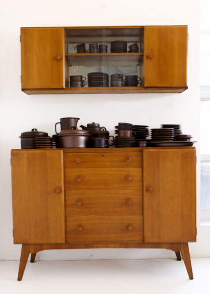 "Golden Key" Mid-century Highboard, UK c.1950s