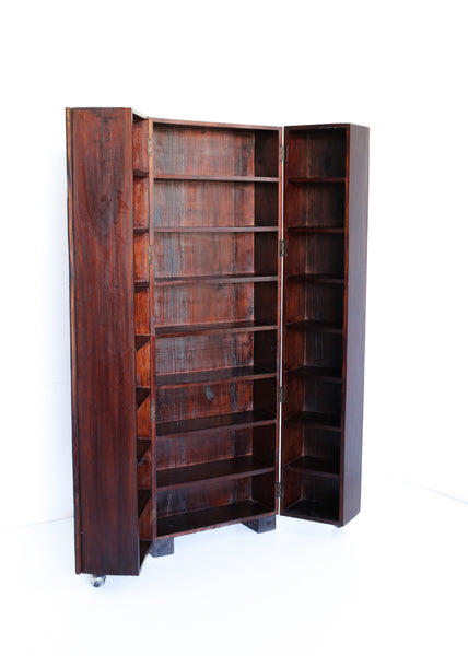 Solid Wood Vintage Pantry Cabinet