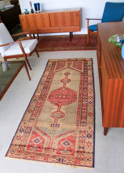 Vintage Oriental Runner Rug