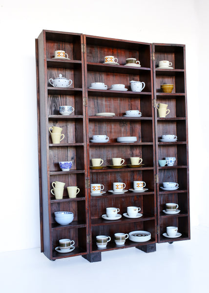 Solid Wood Vintage Pantry Cabinet