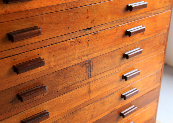 Tall Bank of Drawers