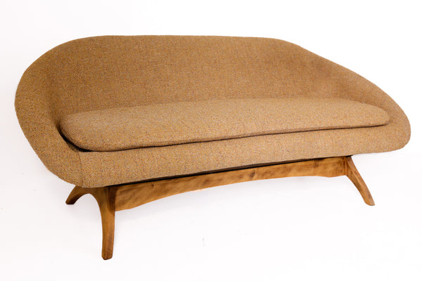 Mid-century Lurashell Style Tub Sofa