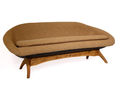 Mid-century Lurashell Style Tub Sofa