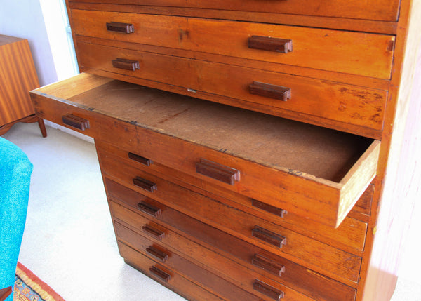 Tall Bank of Drawers