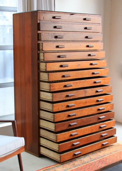Tall Bank of Drawers