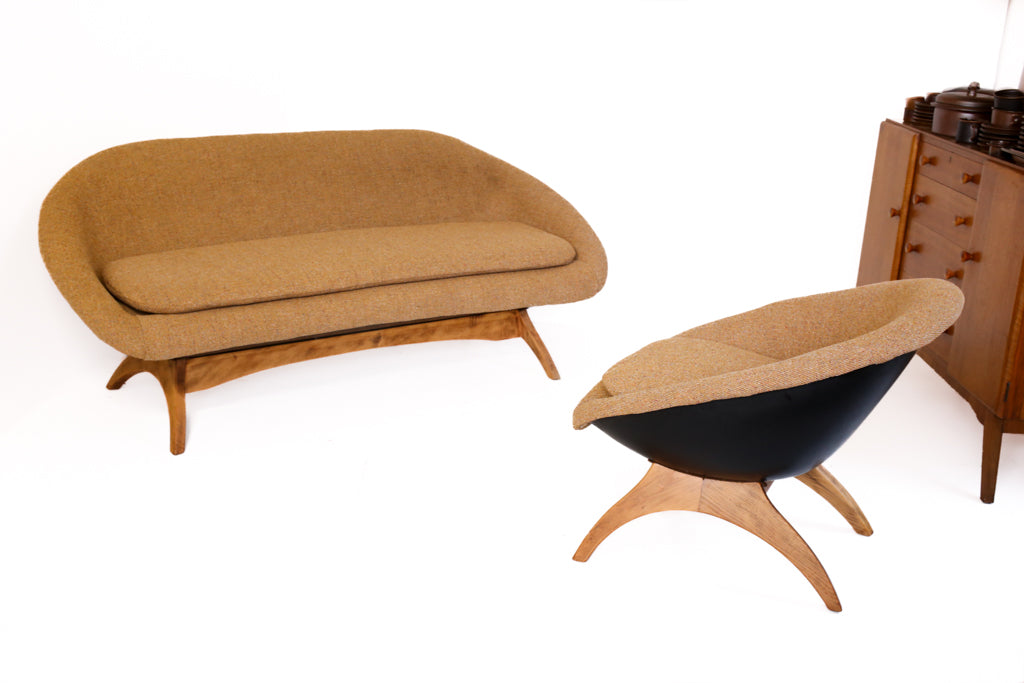 Pair of Mid-century Tub Chairs