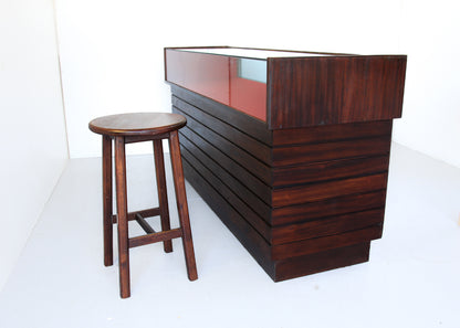 Vintage Shop Counter with Display Case