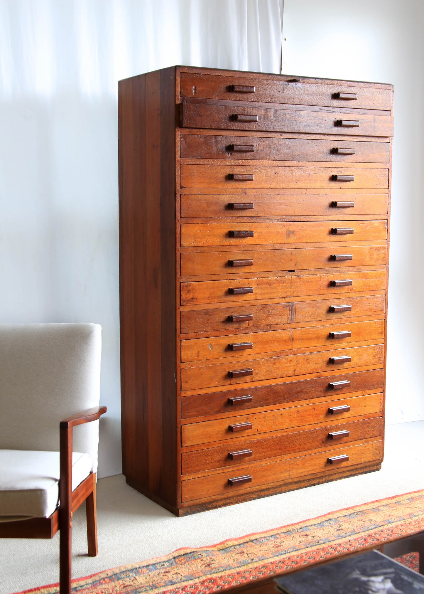Tall Bank of Drawers