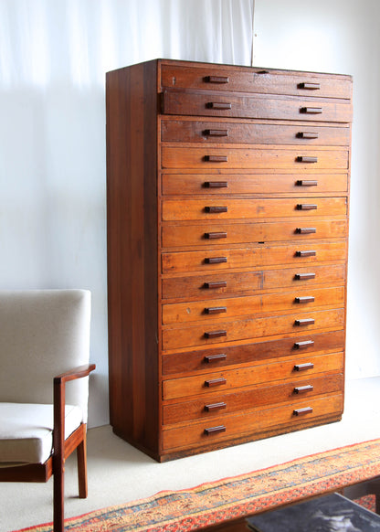 Tall Bank of Drawers