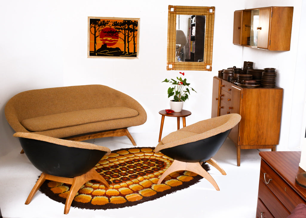 Pair of Mid-century Tub Chairs