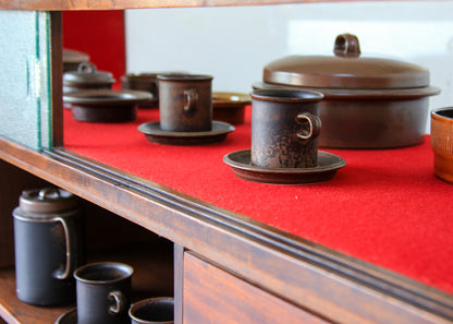 Vintage Shop Counter with Display Case