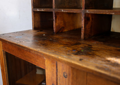 Antique Charge Office Cabinet