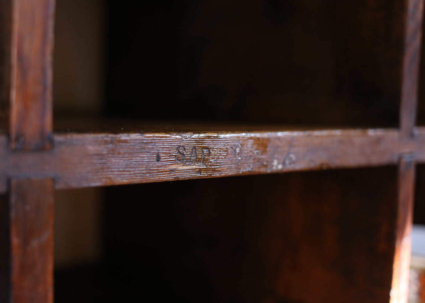 Antique Charge Office Cabinet