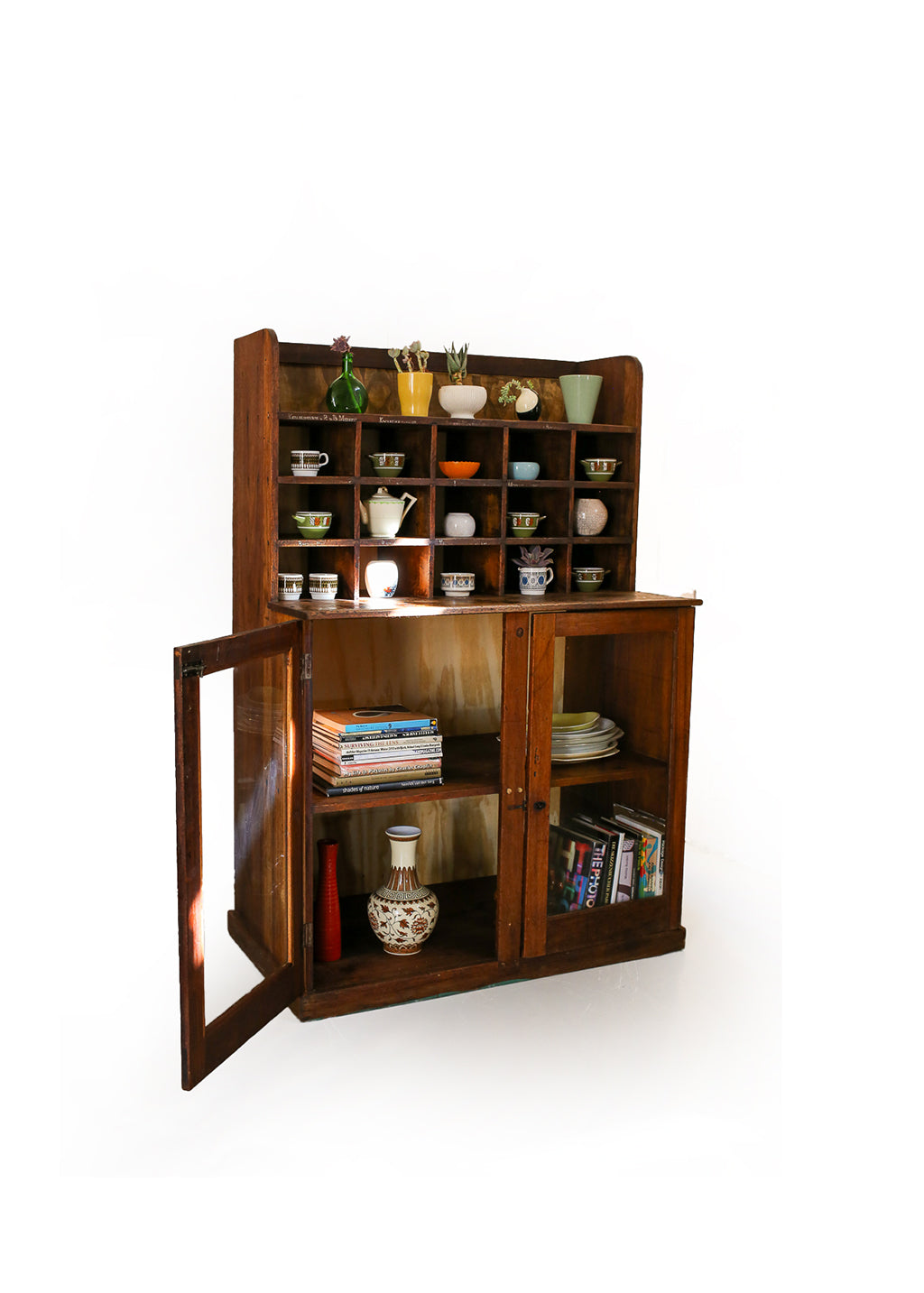 Antique Charge Office Cabinet