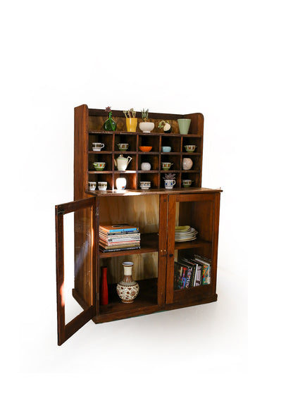 Antique Charge Office Cabinet