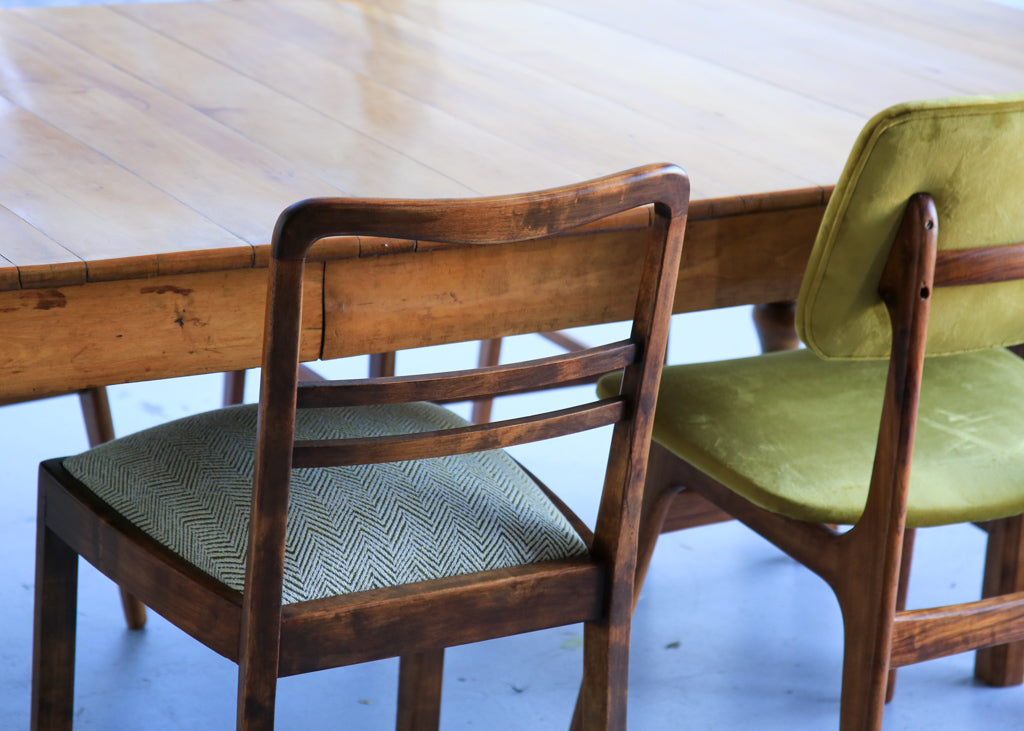 A Mix Vintage Dining Chairs, priced per chair