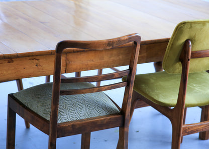 A Mix Vintage Dining Chairs, priced per chair