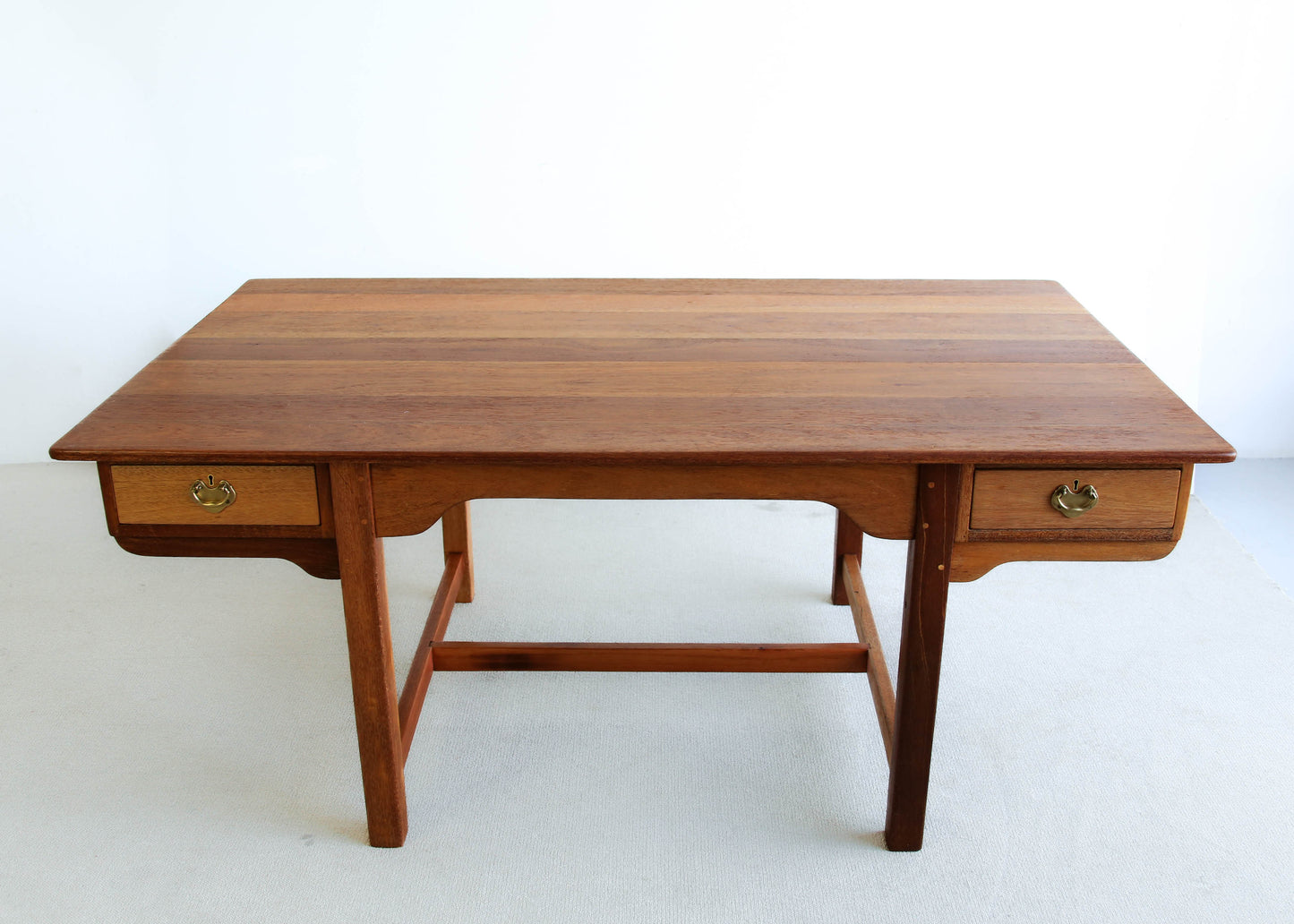 Large Desk with a Solid Wood Top