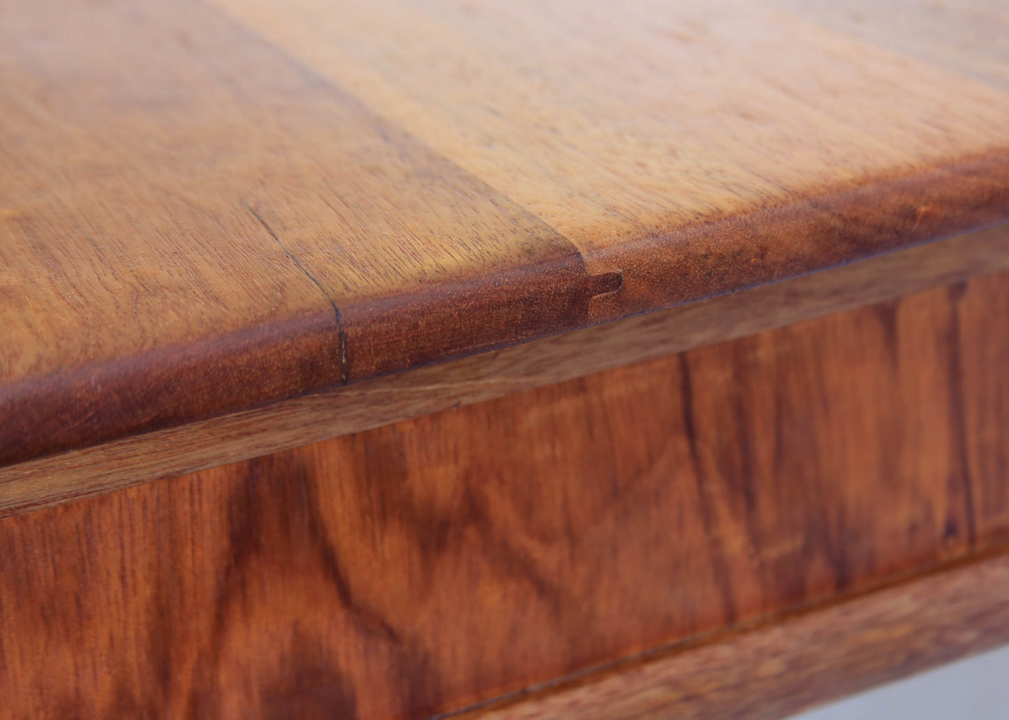 Large Desk with a Solid Wood Top