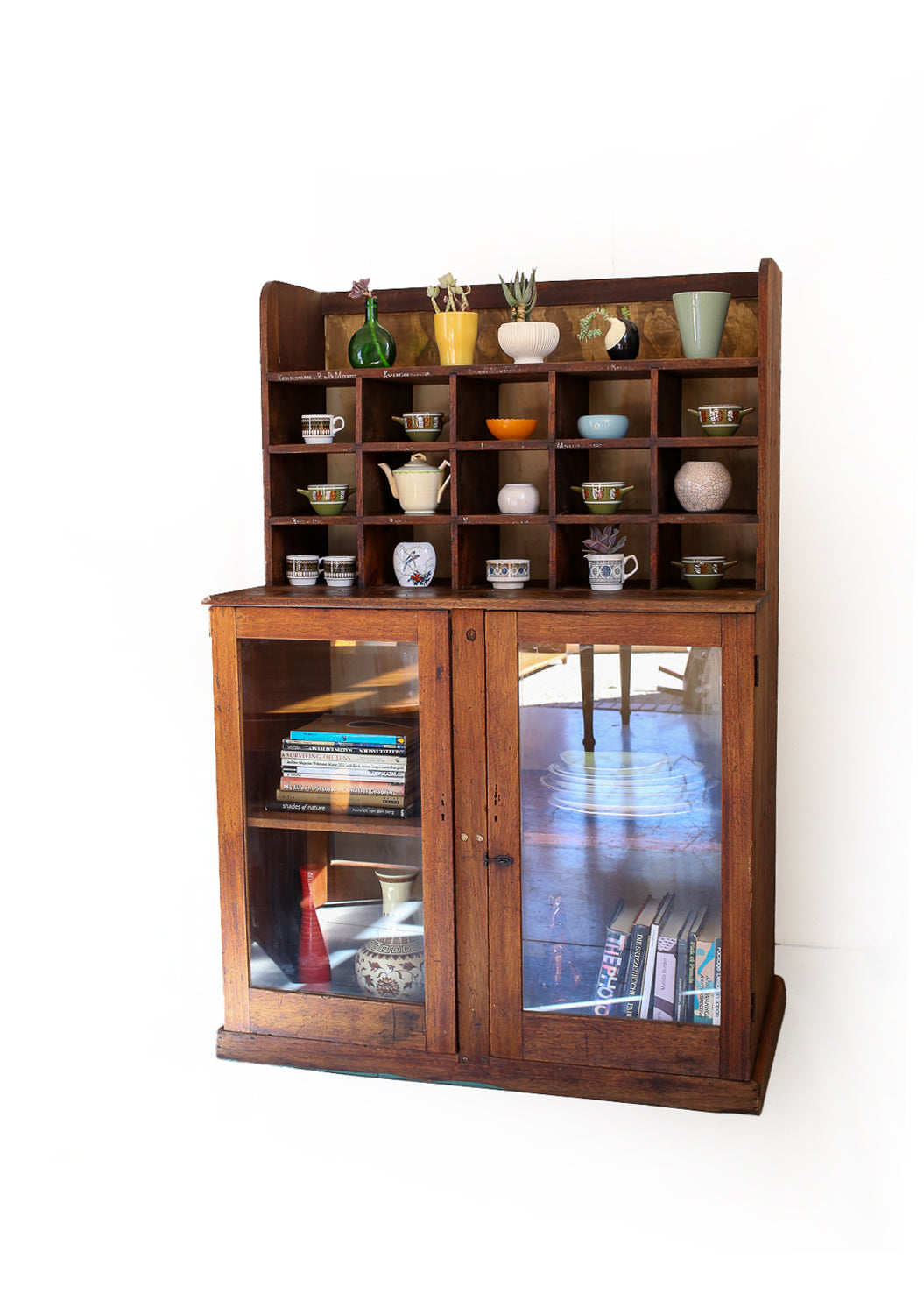 Antique Charge Office Cabinet