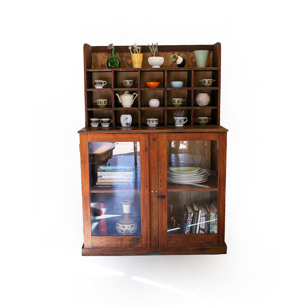 Antique Charge Office Cabinet