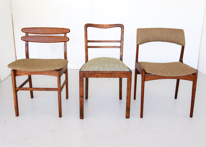 A Mix Vintage Dining Chairs, priced per chair