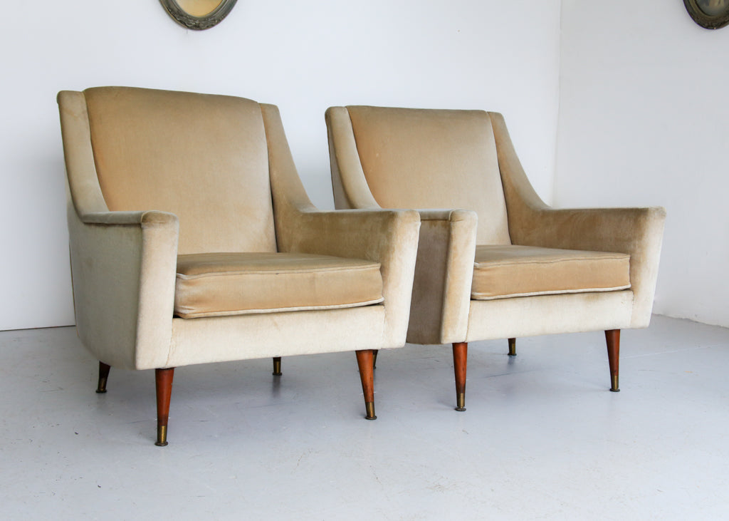 A Pair of 1960's Armchairs