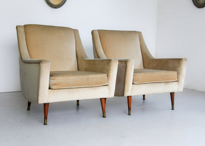 A Pair of 1960's Armchairs