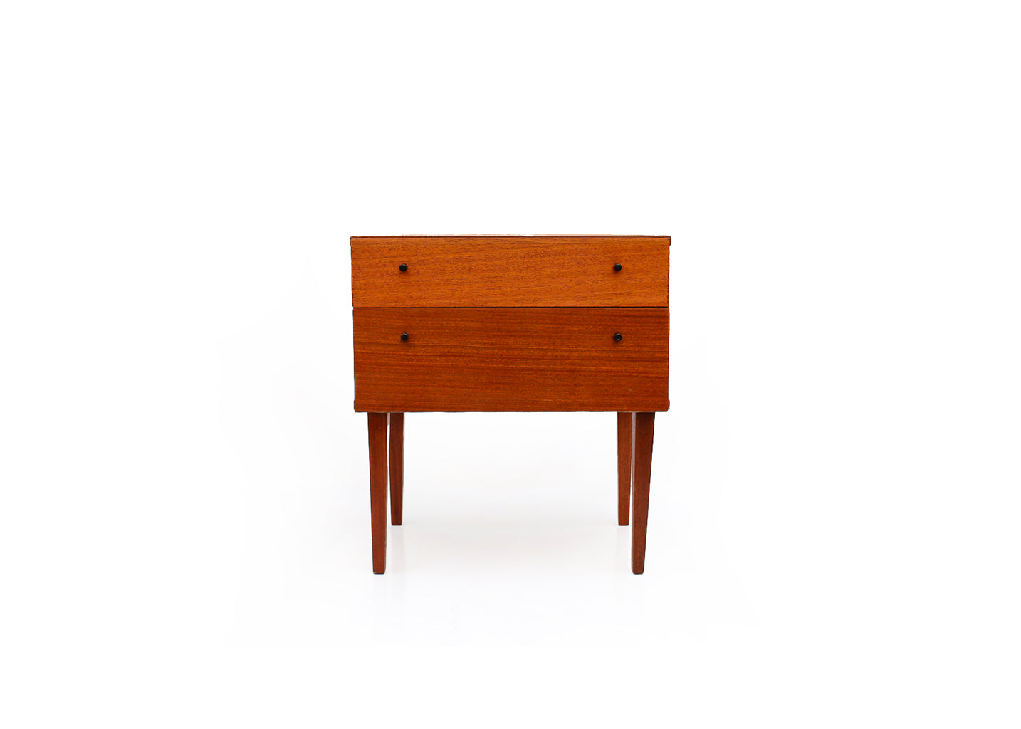 Mid-century Bedside Cabinet with Two Drawers