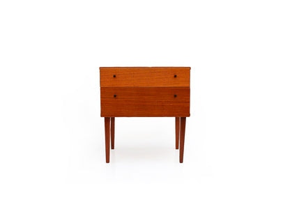 Mid-century Bedside Cabinet with Two Drawers