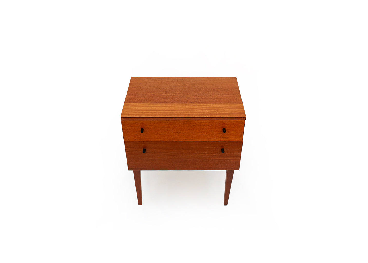 Mid-century Bedside Cabinet with Two Drawers