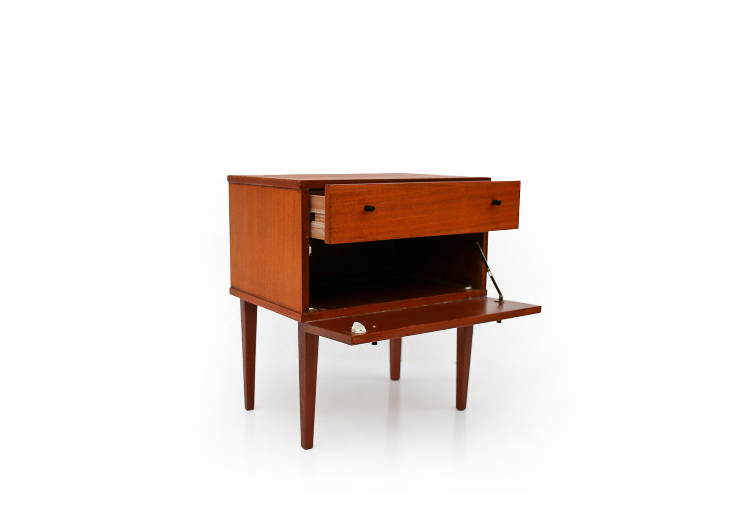 Mid-century Bedside Cabinet with Two Drawers