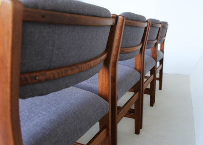 Set of Four 1970's Dining Chairs