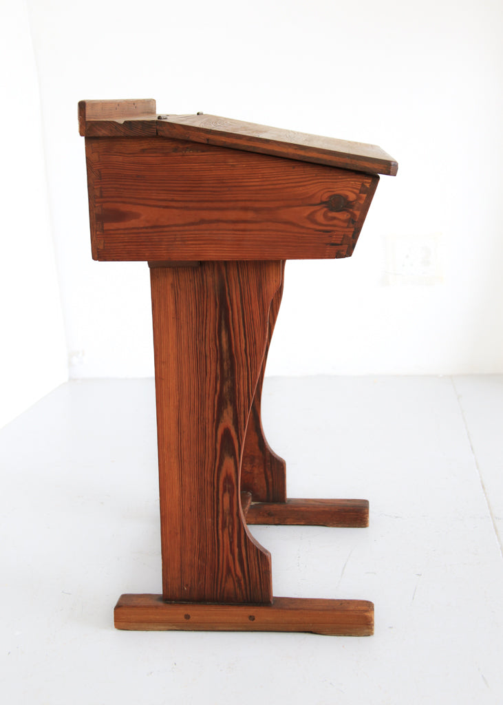 Antique Oregon School Desk
