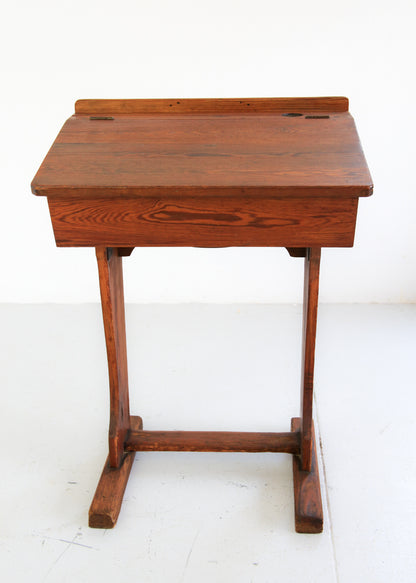 Antique Oregon School Desk
