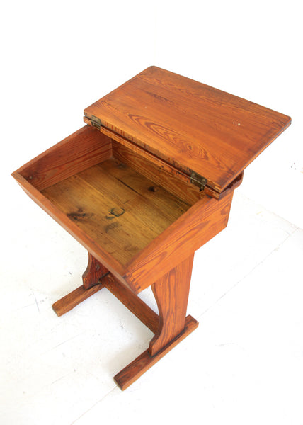 Antique Oregon School Desk