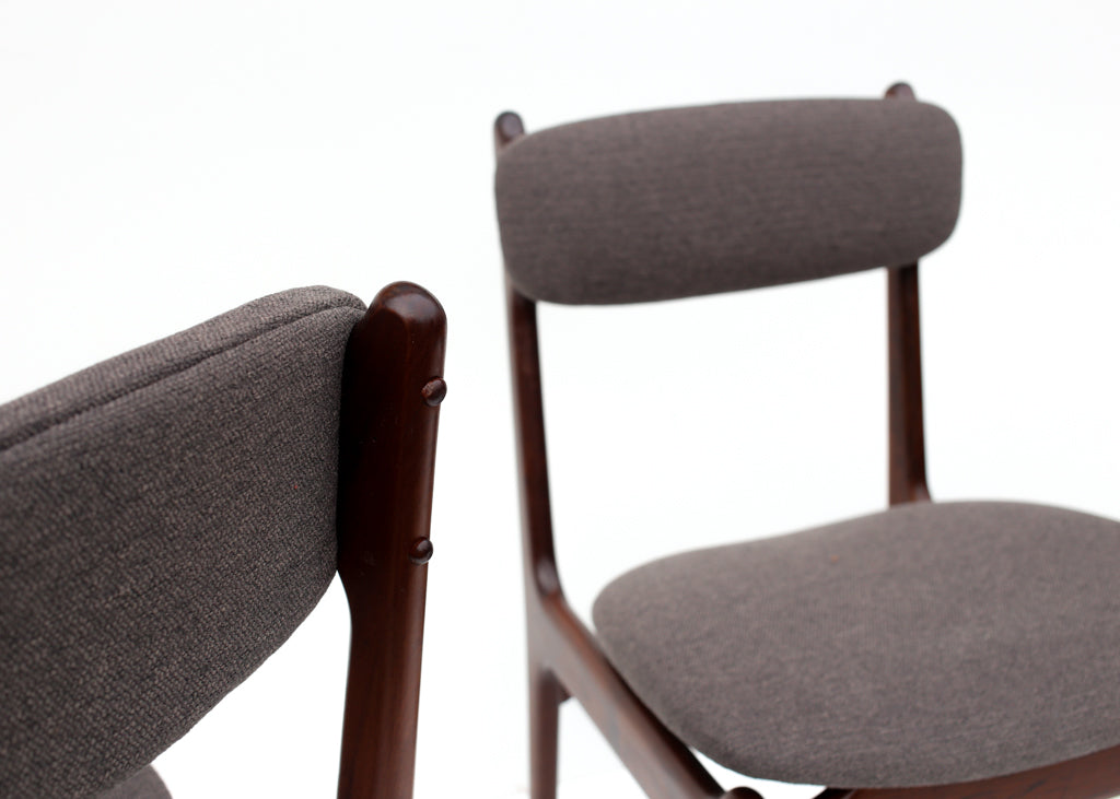 Set of Four Binnehuis Dining Chairs