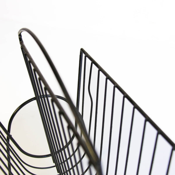 Vintage Steel Magazine Rack