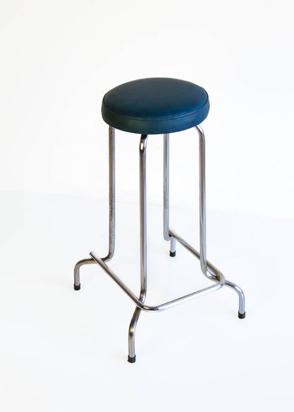 Vintage Chrome Kitchen Stools - priced per piece