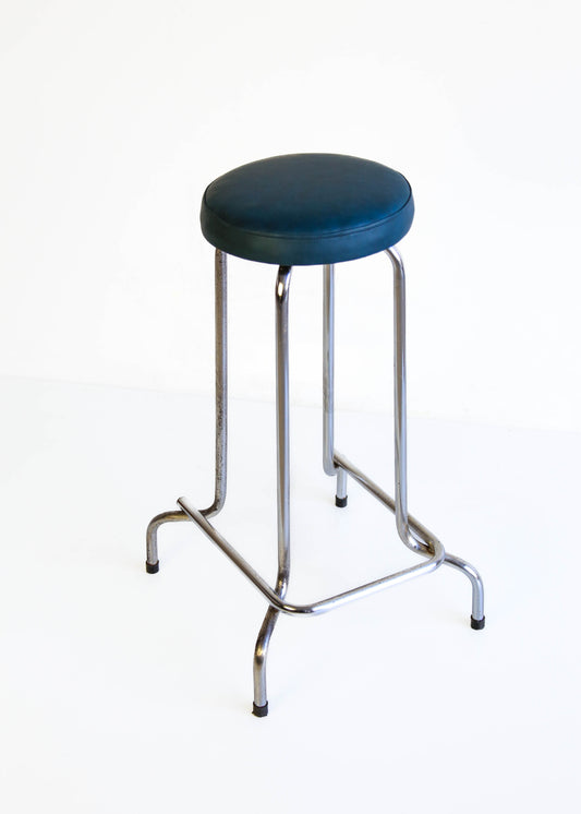 Vintage Chrome Kitchen Stools - priced per piece