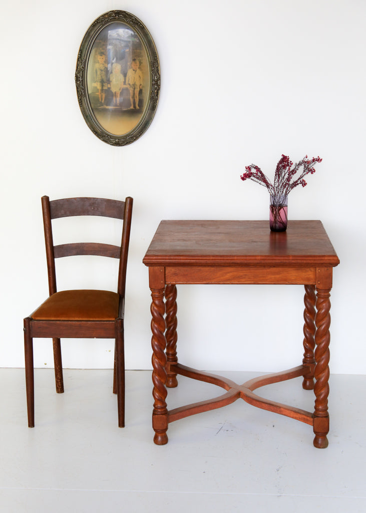 Antique Barley Twist Table