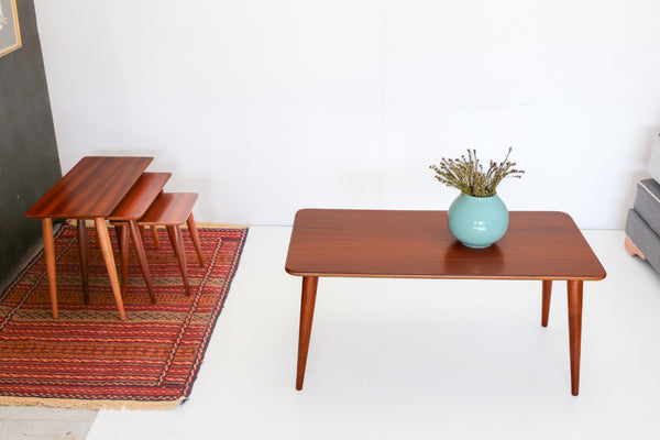 1960s Bakker & Steyger Nest of Side Tables