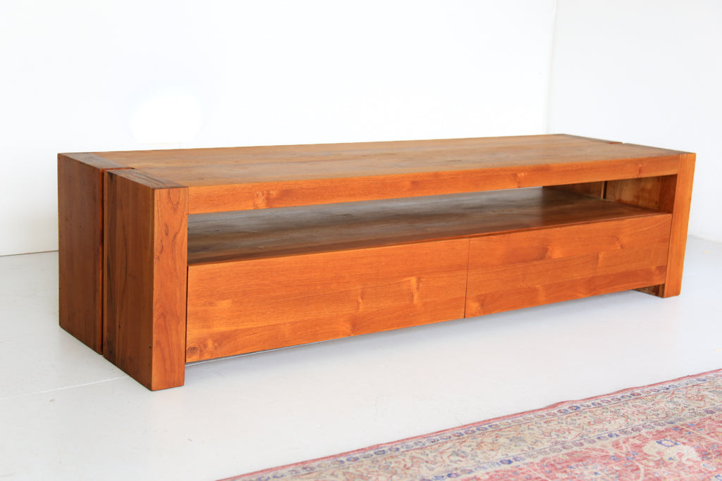 Solid Oak Console