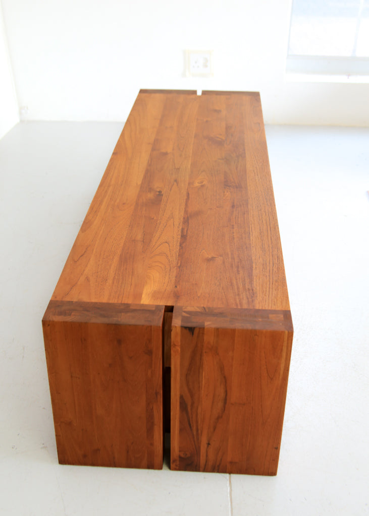 Solid Oak Console