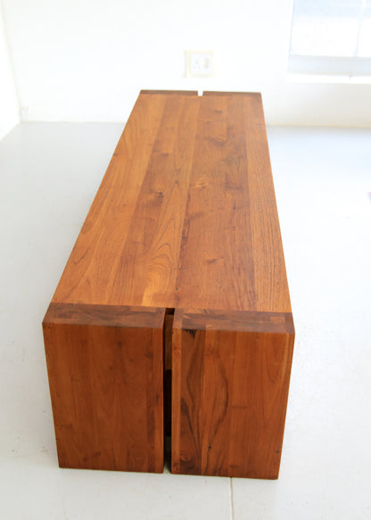 Solid Oak Console