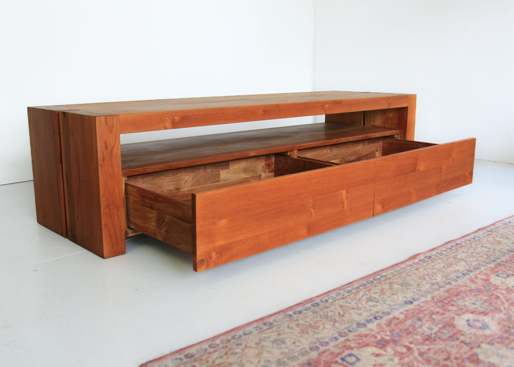 Solid Oak Console